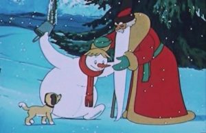 father frost and summer cartoon